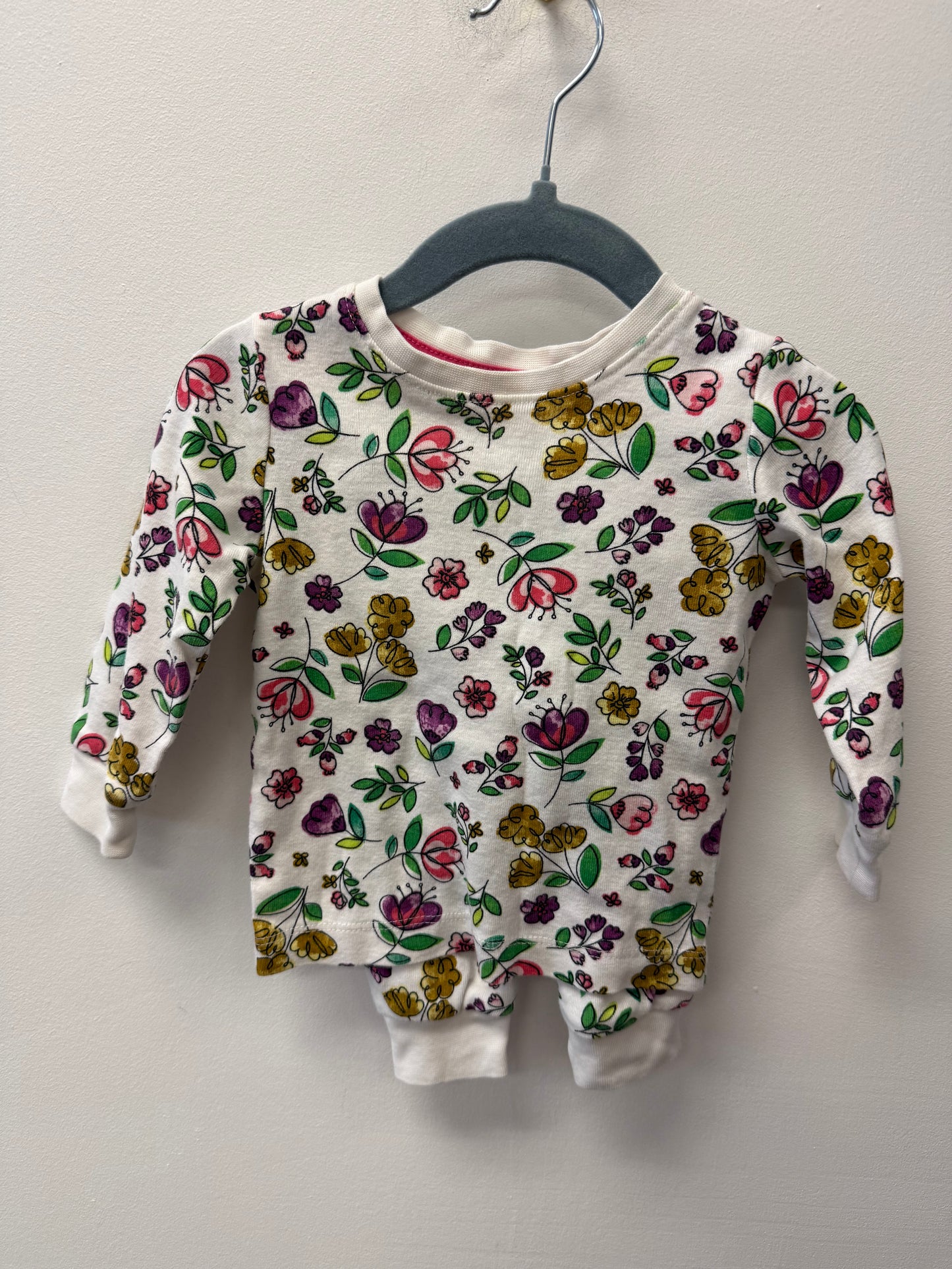 GEORGE FLORAL PJ SET SIZE 6-12M