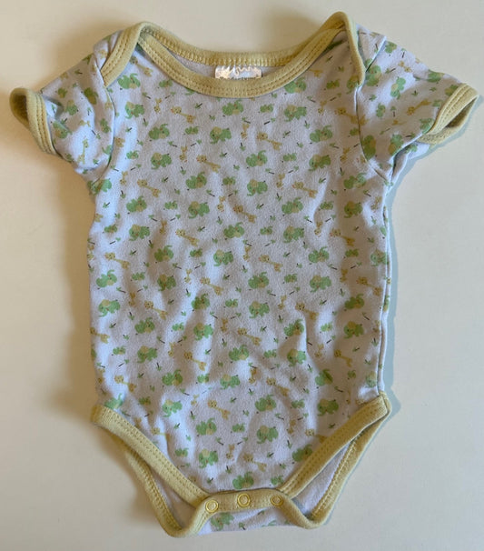 Tendertyme, White, Yellow, and Green Onesie - 0-6 Months