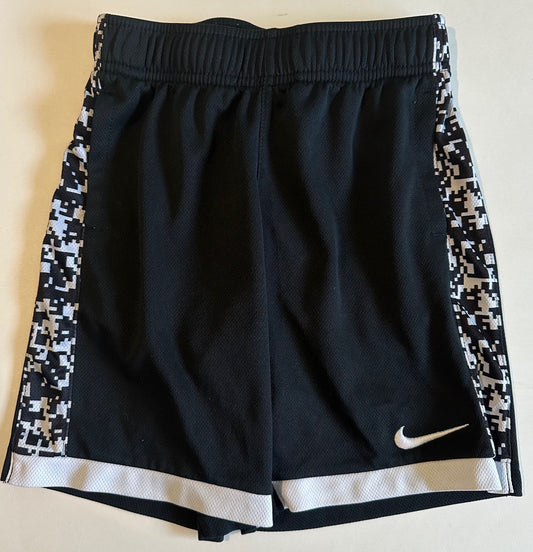 Nike, Black and White Shorts - Size 6-7