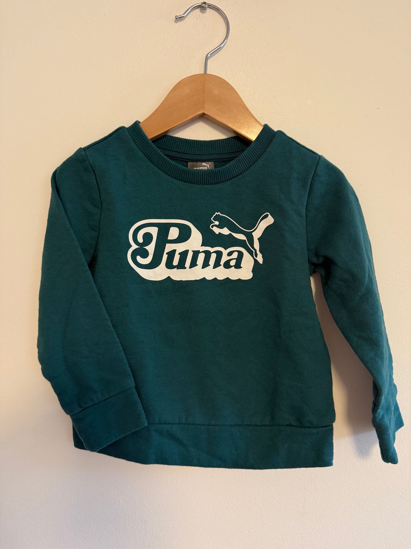 PUMA GREEN CREW SIZE 2T