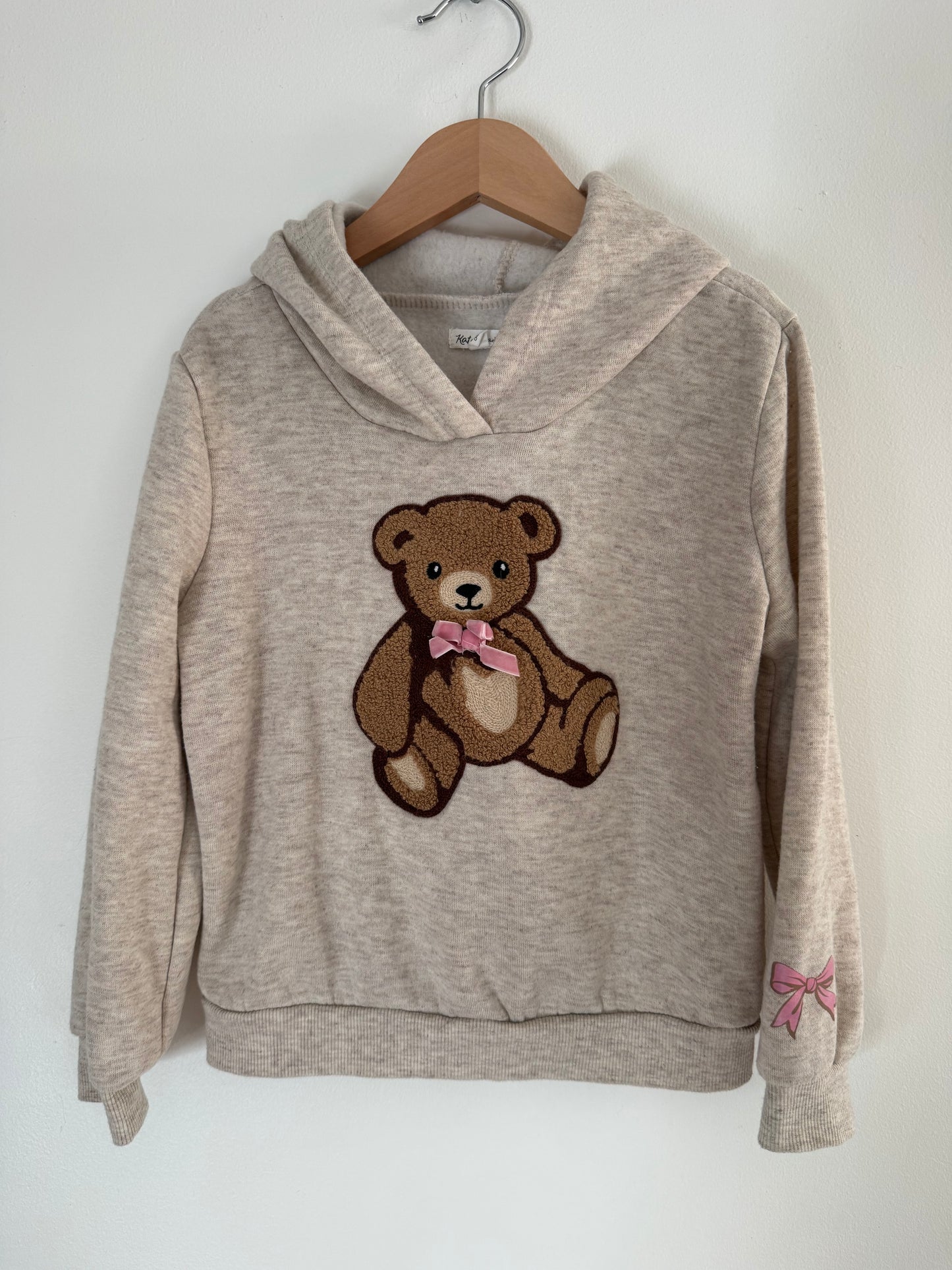 KATE & MACK TEDDY BEAR HOODIE SIZE 5T