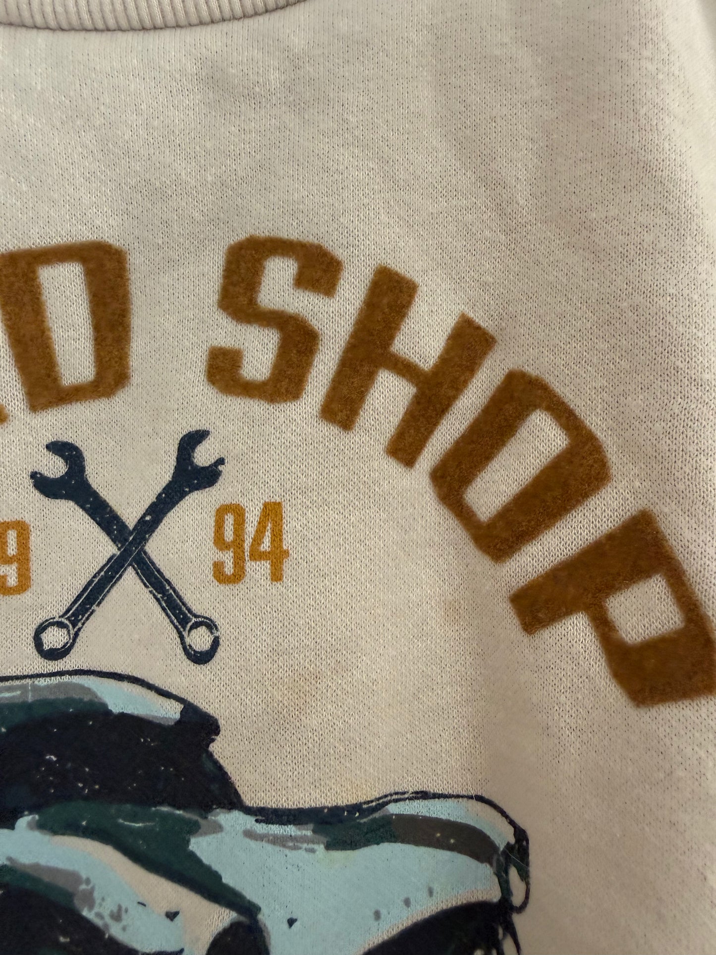 GEORGE "SPEED SHOP" CREW SIZE 2T