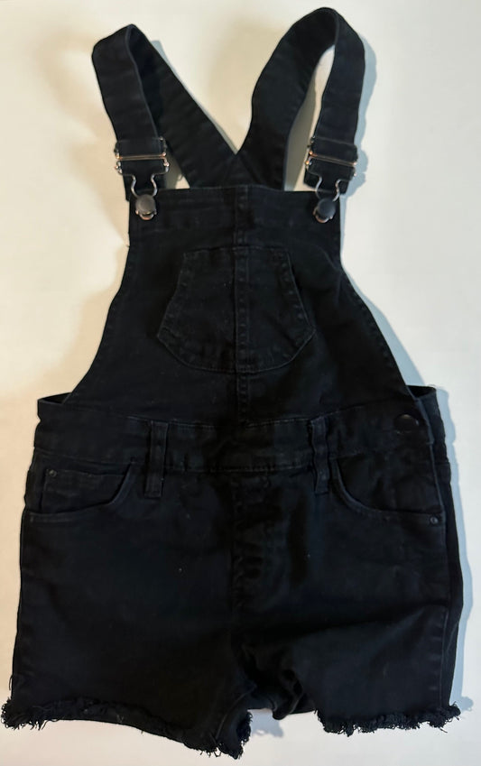 Suko Girl, Black Overall Shorts - Size 10