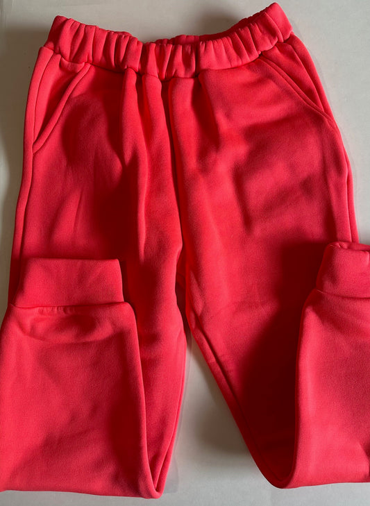 Unknown Brand, Bright Coral Pants - Size 8-9