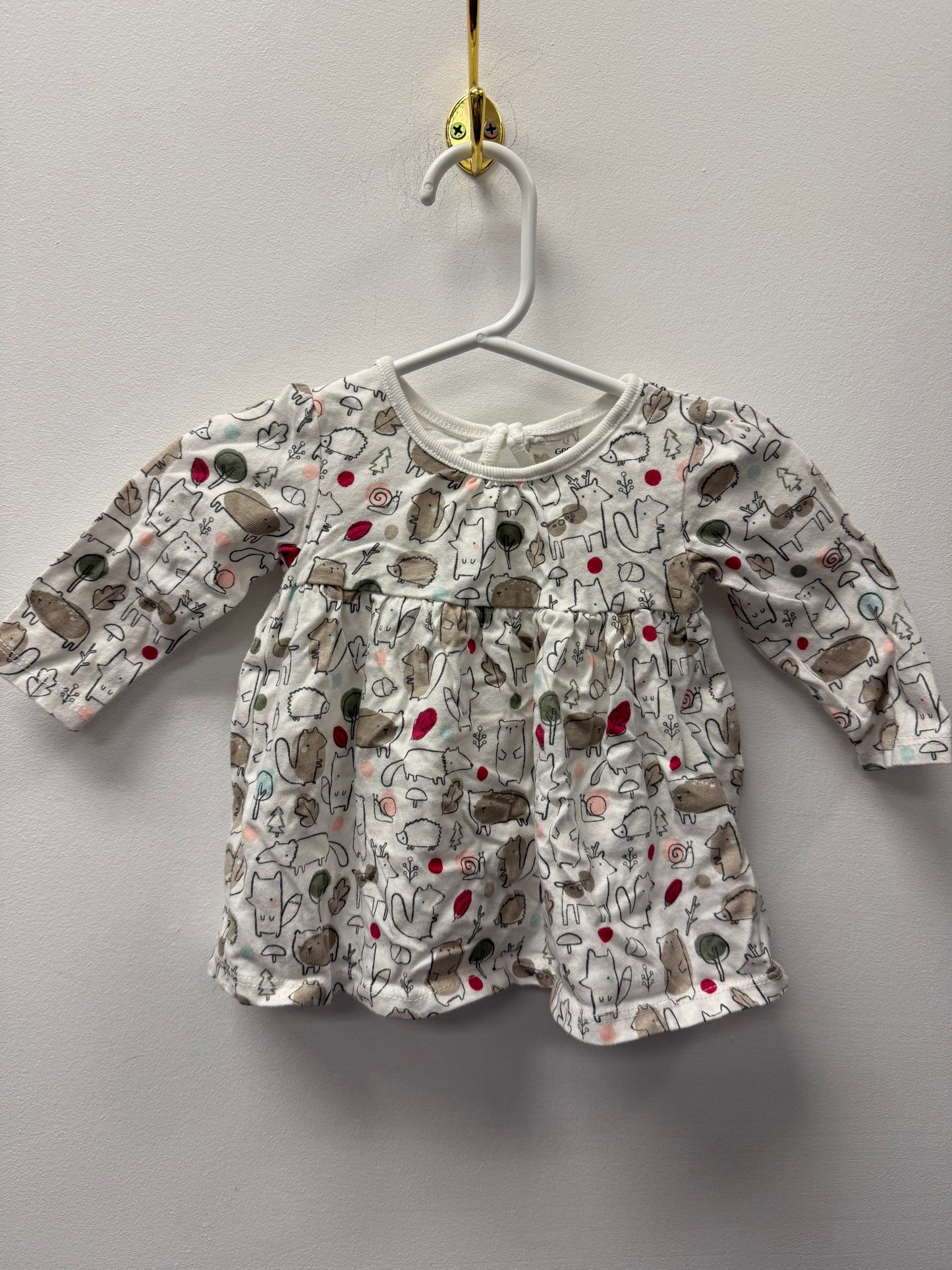 GEORGE ANIMAL SHIRT SIZE 3-6M