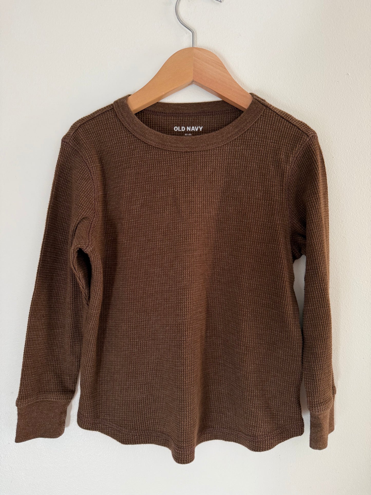 OLD NAVY WAFFLE KNIT SHIRT SIZE 5T