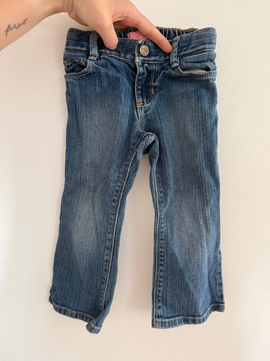 OLD NAVY STRETCH FLARE JEANS SIZE 2T