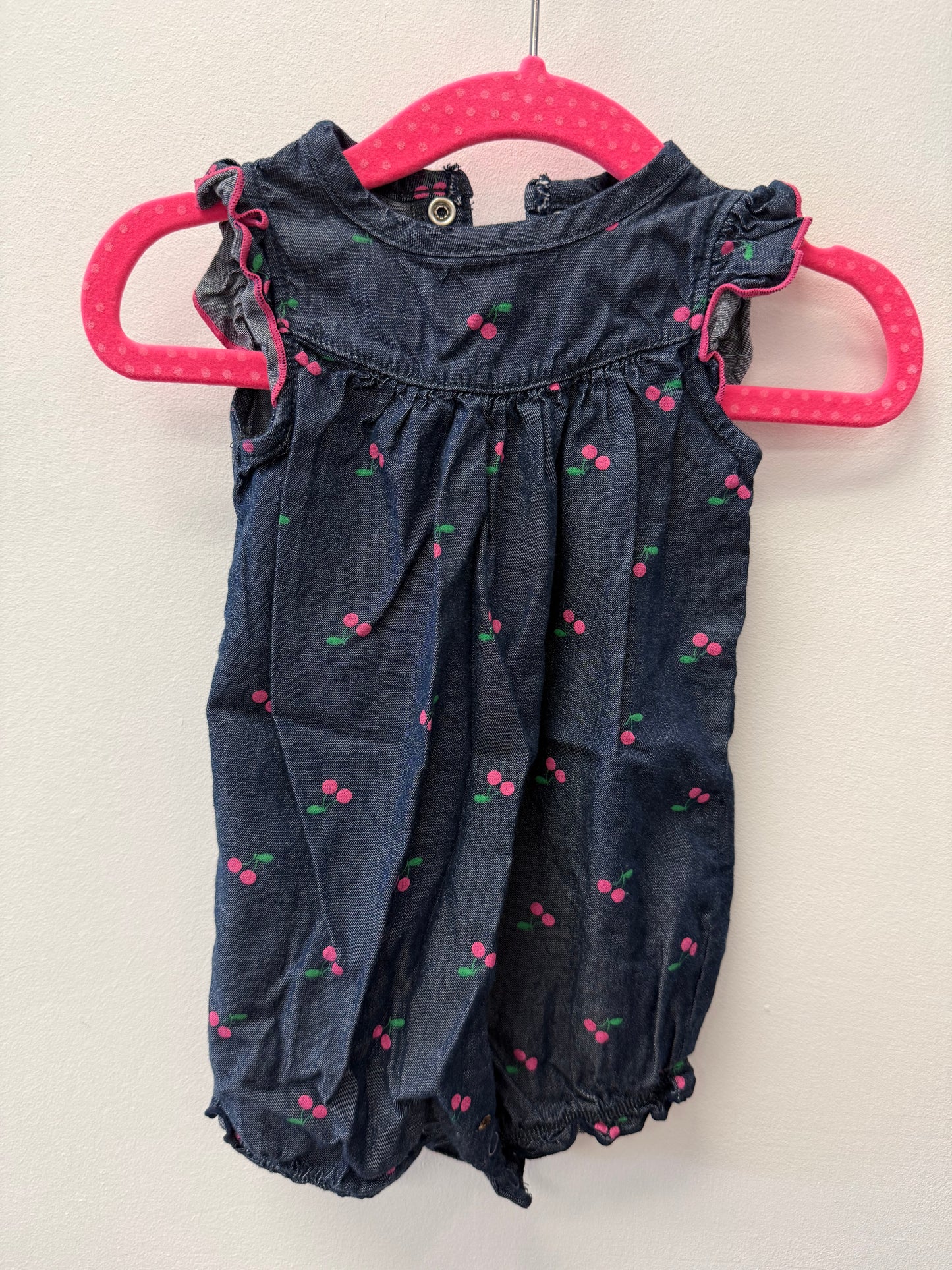 CARTERS CHERRY ROMPER SIZE 3M