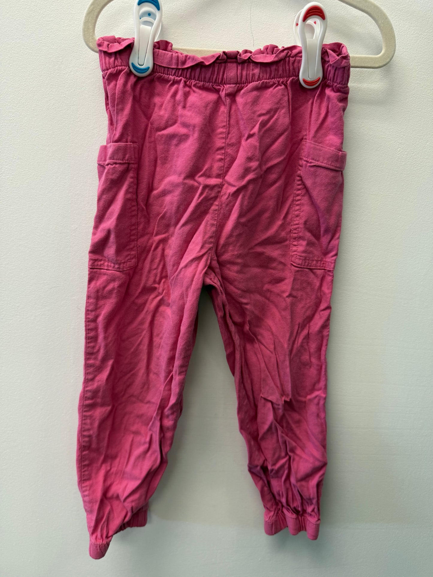 JOE FRESH PINK CARGO PANTS SIZE 4T
