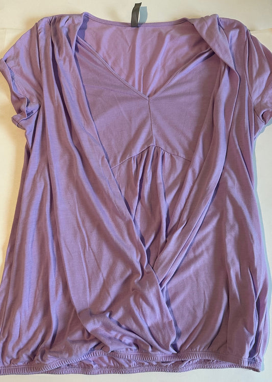 Thyme, Purple Maternity/Nursing Shirt - Size XL