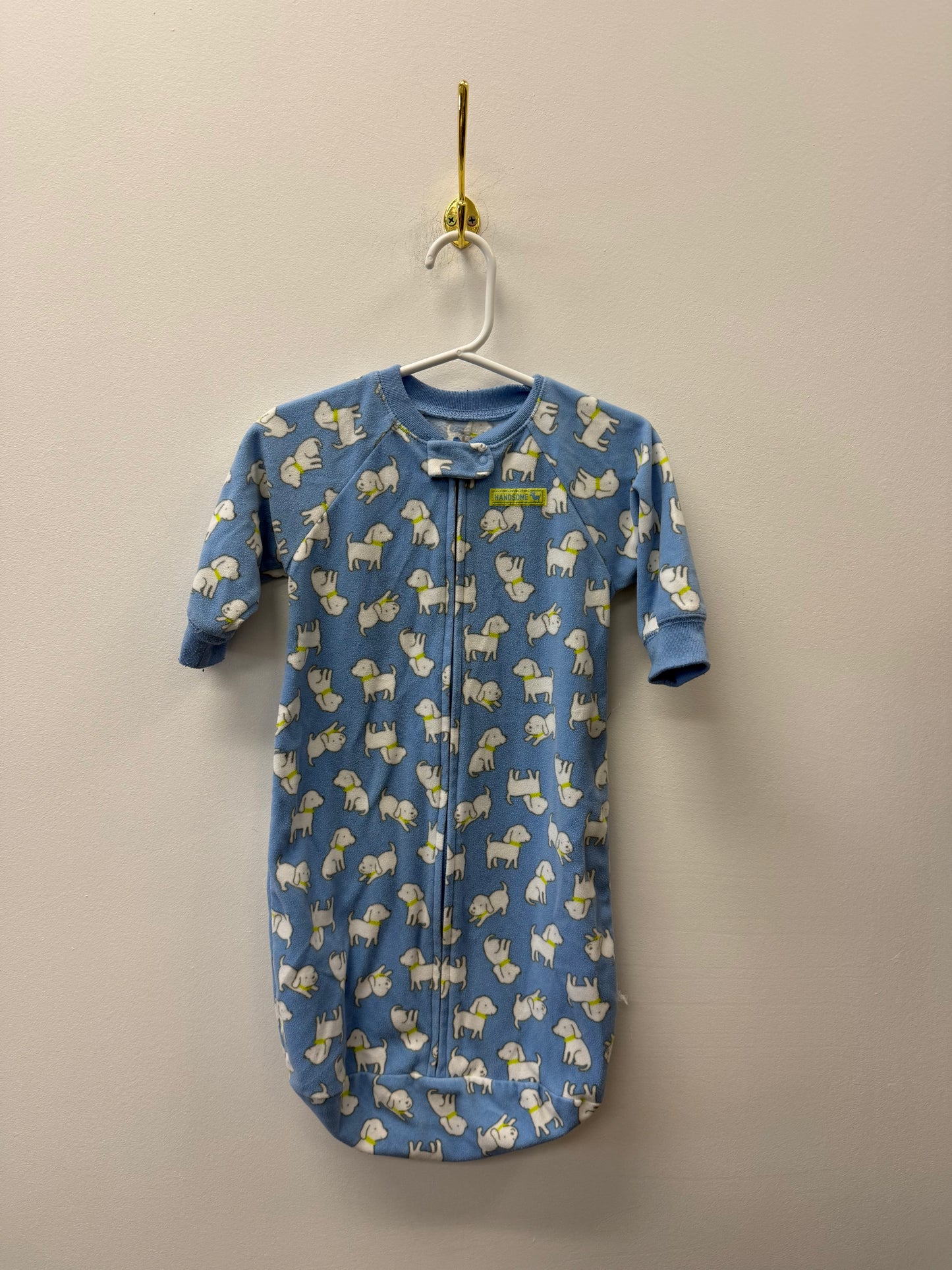 CARTERS FLEECE DOG SLEEPSACK SIZE 0-9M