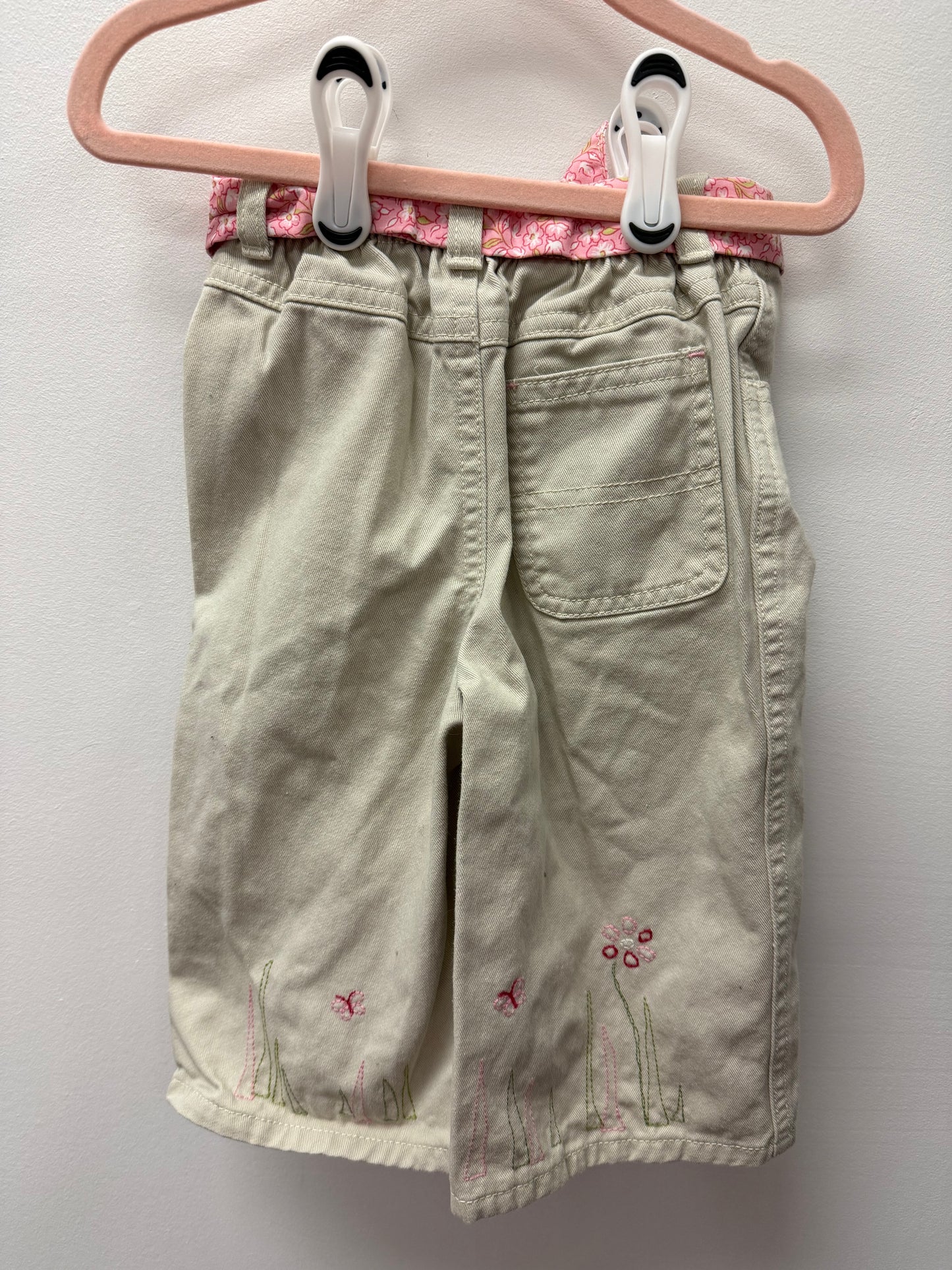 OSHKOSH FLORAL PANTS SIZE 24M