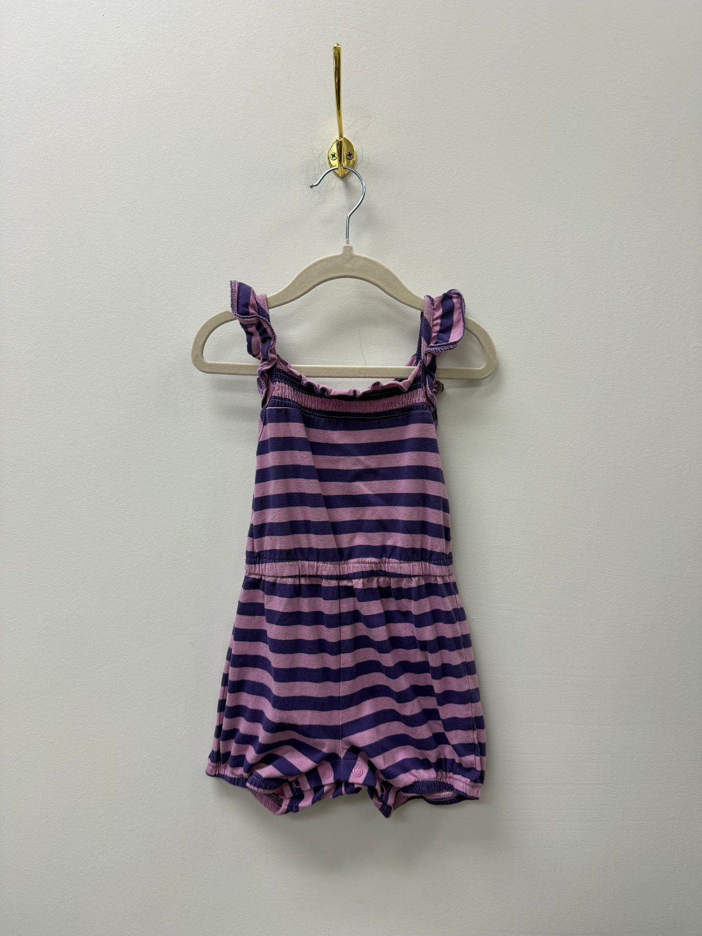 GEORGE STRIPPED ROMPER SIZE 18-24M