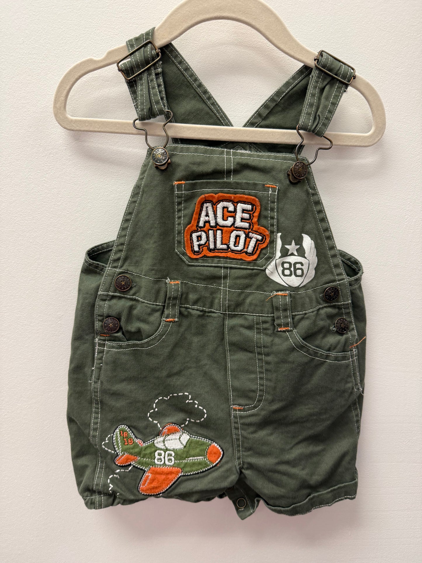 LITTLE REBEL SHORTALLS SIZE 18M