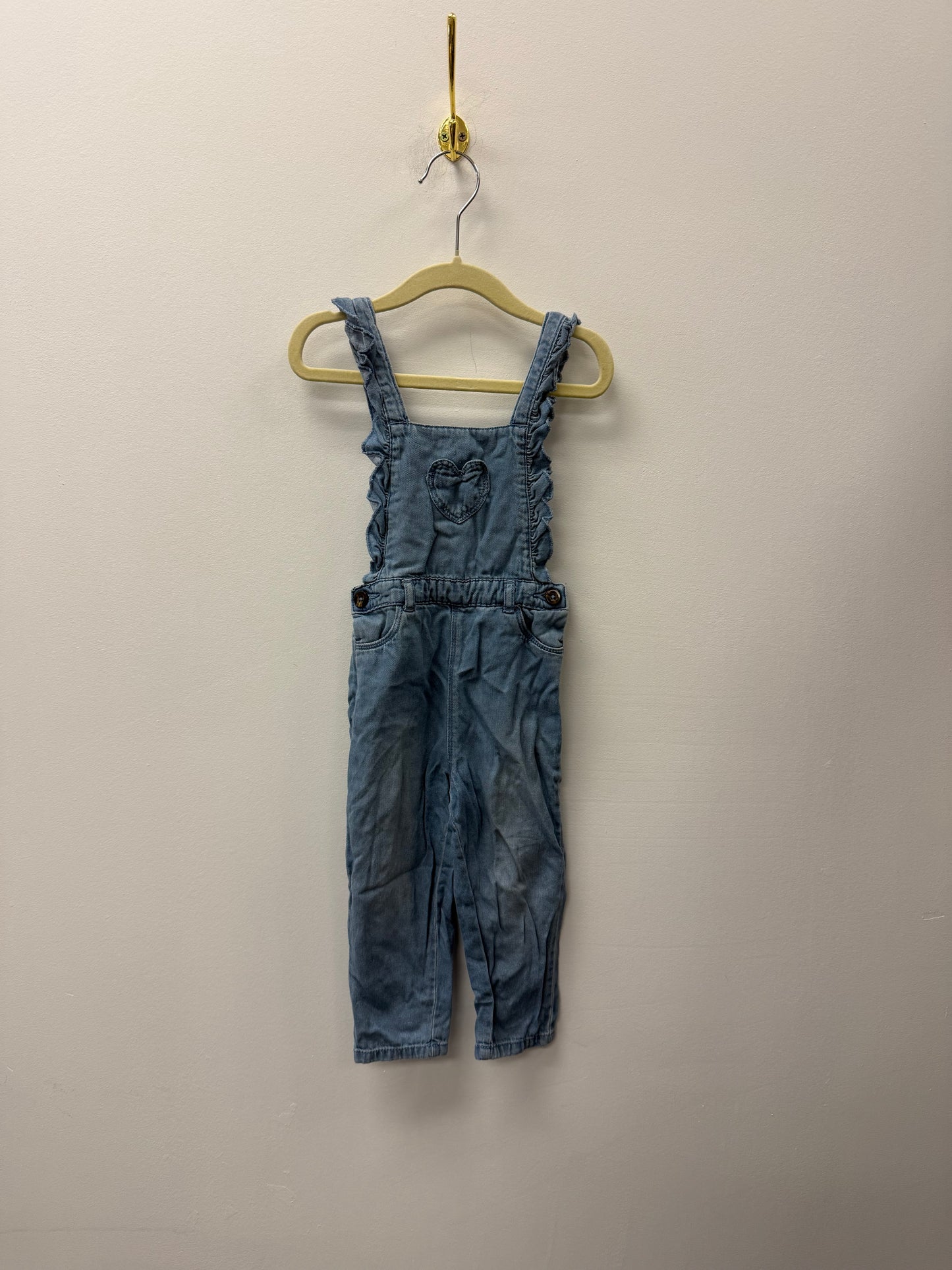 GEORGE HEART POCKET OVERALLS SIZE 2T