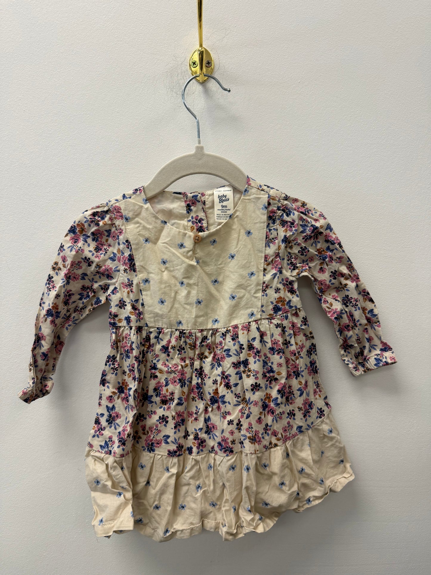 OSHKOSH TWO TONE FLORAL DRESS SIZE 9M