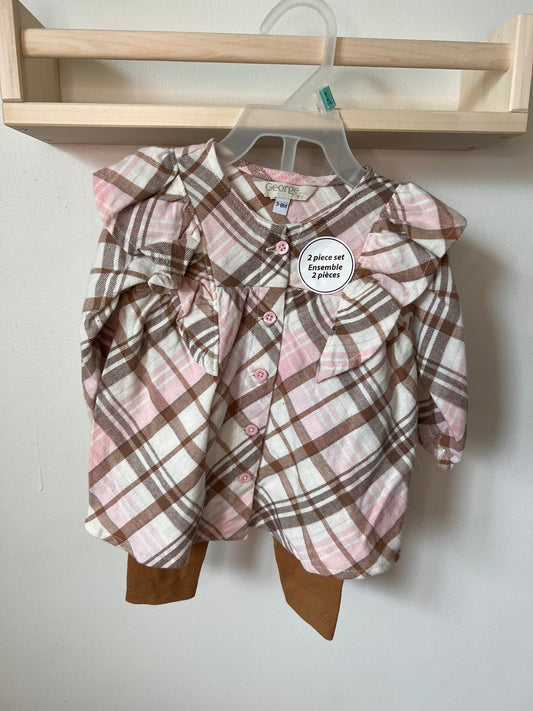 NEW GEORGE 2 PIECE OUTFIT 3-6M