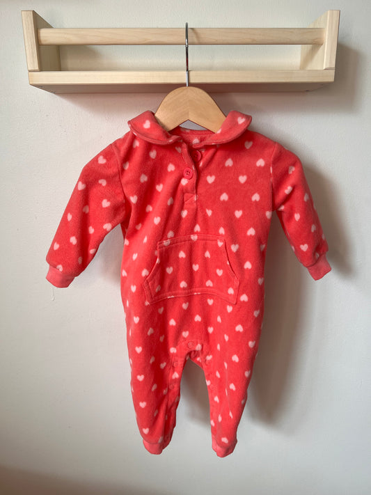 JOE FRESH WHITE HEART JUMPER 3-6M