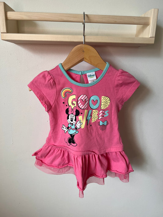 DISNEY BABY GOOD VIBES DRESS 6-12M