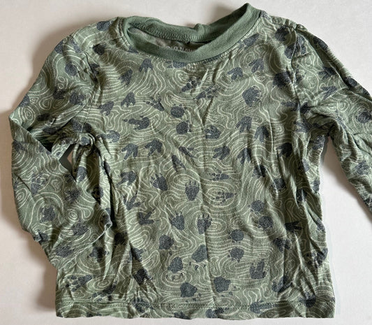 Old Navy, Green Dinosaur Print Shirt - Size 2T