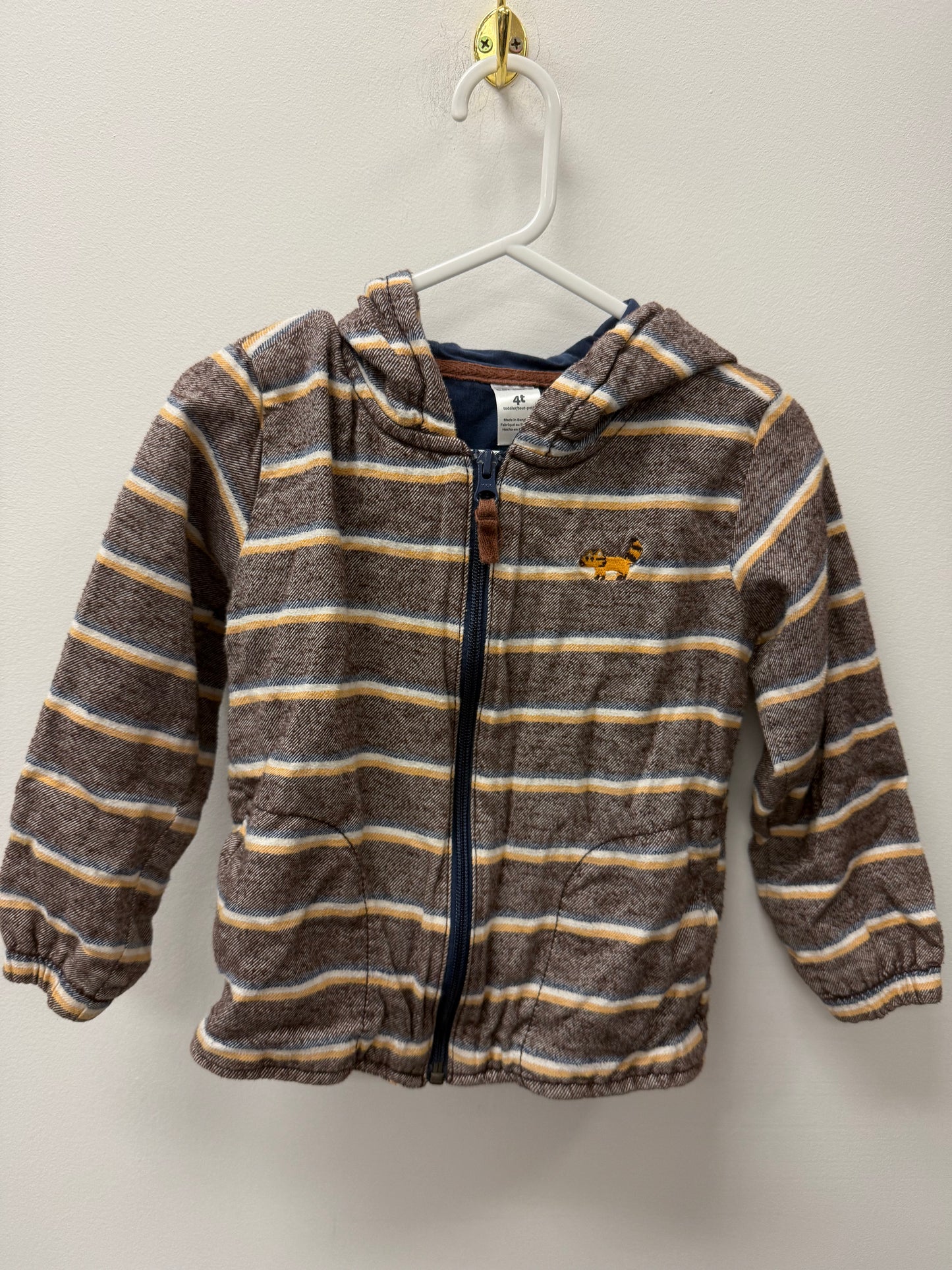 CARTERS STRIPPED LIGHT JACKET SIZE 4T
