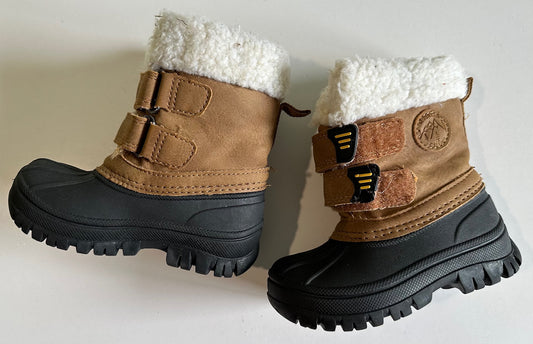 3M Thinsulate, Brown Winter Boots - Size 5T