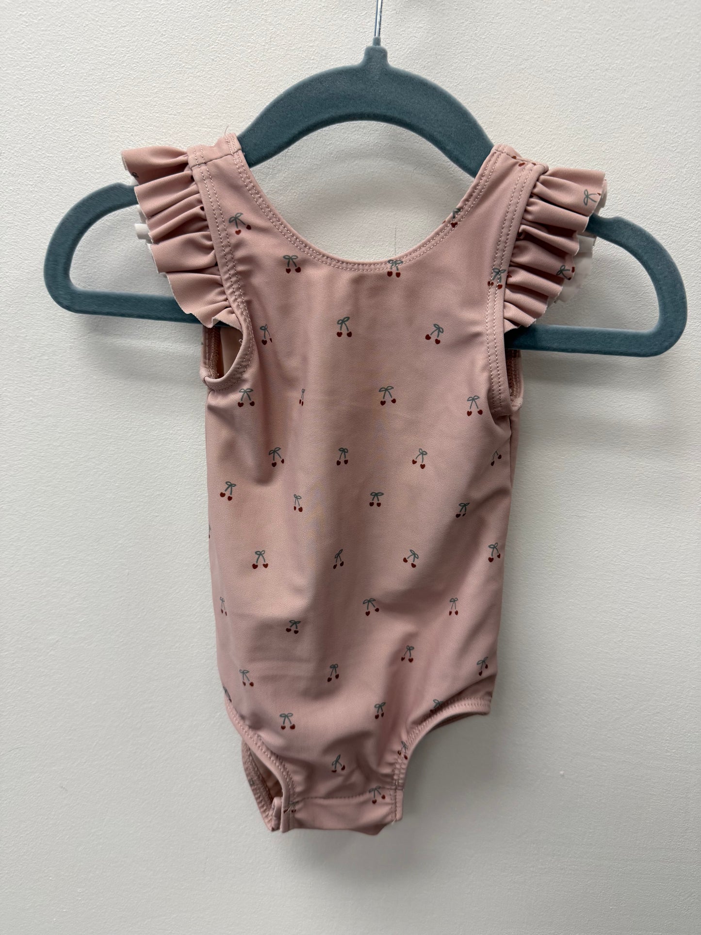 QUINCY MAE CHERRY BATHING SUIT SIZE 3-6M