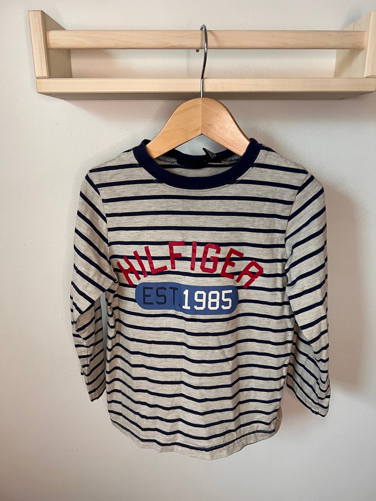 TOMMY HILFIGER STRIPPED SHIRT SIZE 4