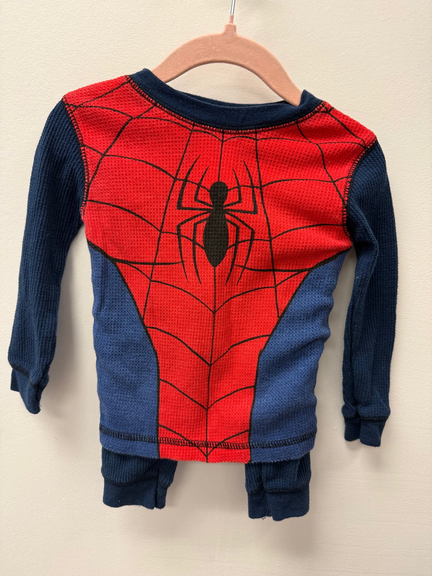 SPIDER MAN WAFFLE KNIT PJ'S SIZE 2T