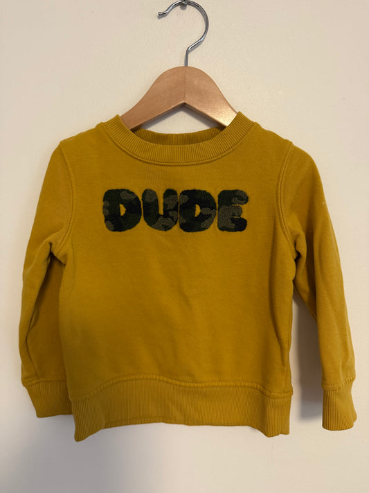 JOE FRESH "DUDE" CREW SIZE 2T
