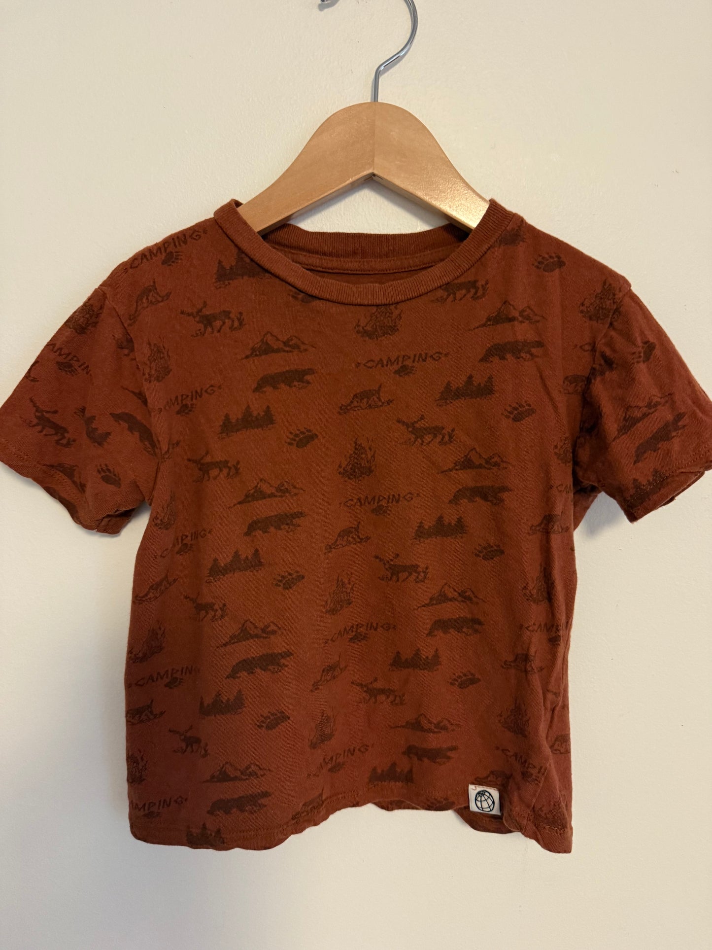 FREE PLANET CAMPING SHIRT SIZE 4T