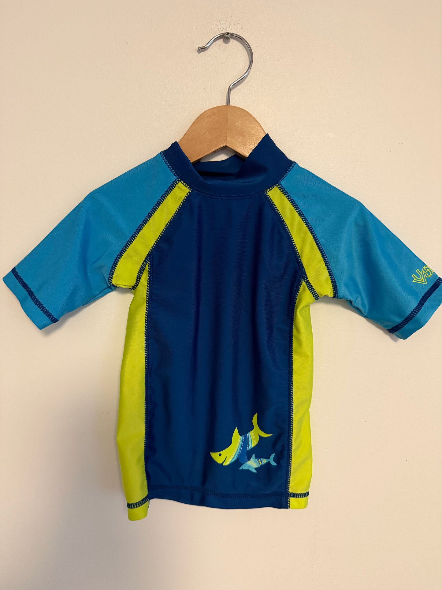 UV SKINZ SHARK RASH GUARD SIZE 2T