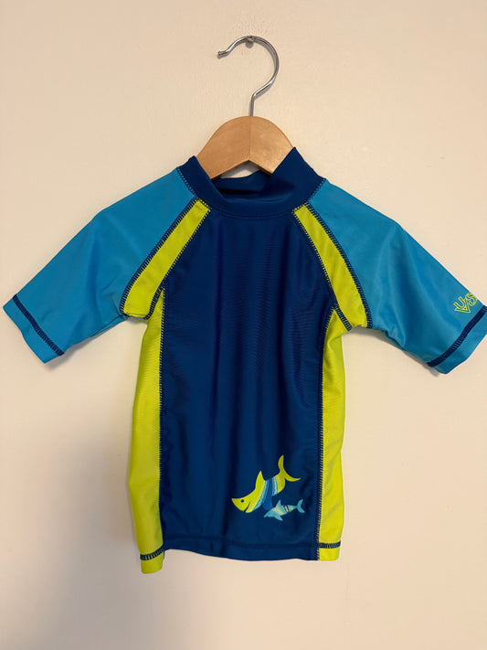 UV SKINZ SHARK RASH GUARD SIZE 2T