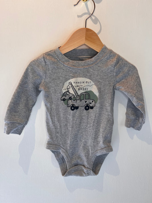 CARTERS HANGING WITH DADDY ONESIE 9M