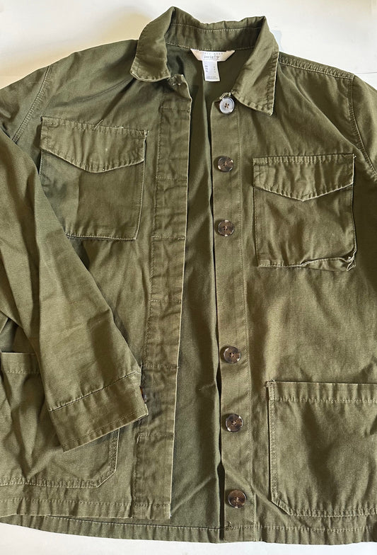 *Adult* Streetwear Society, Dark Green Button-Up - Size Small