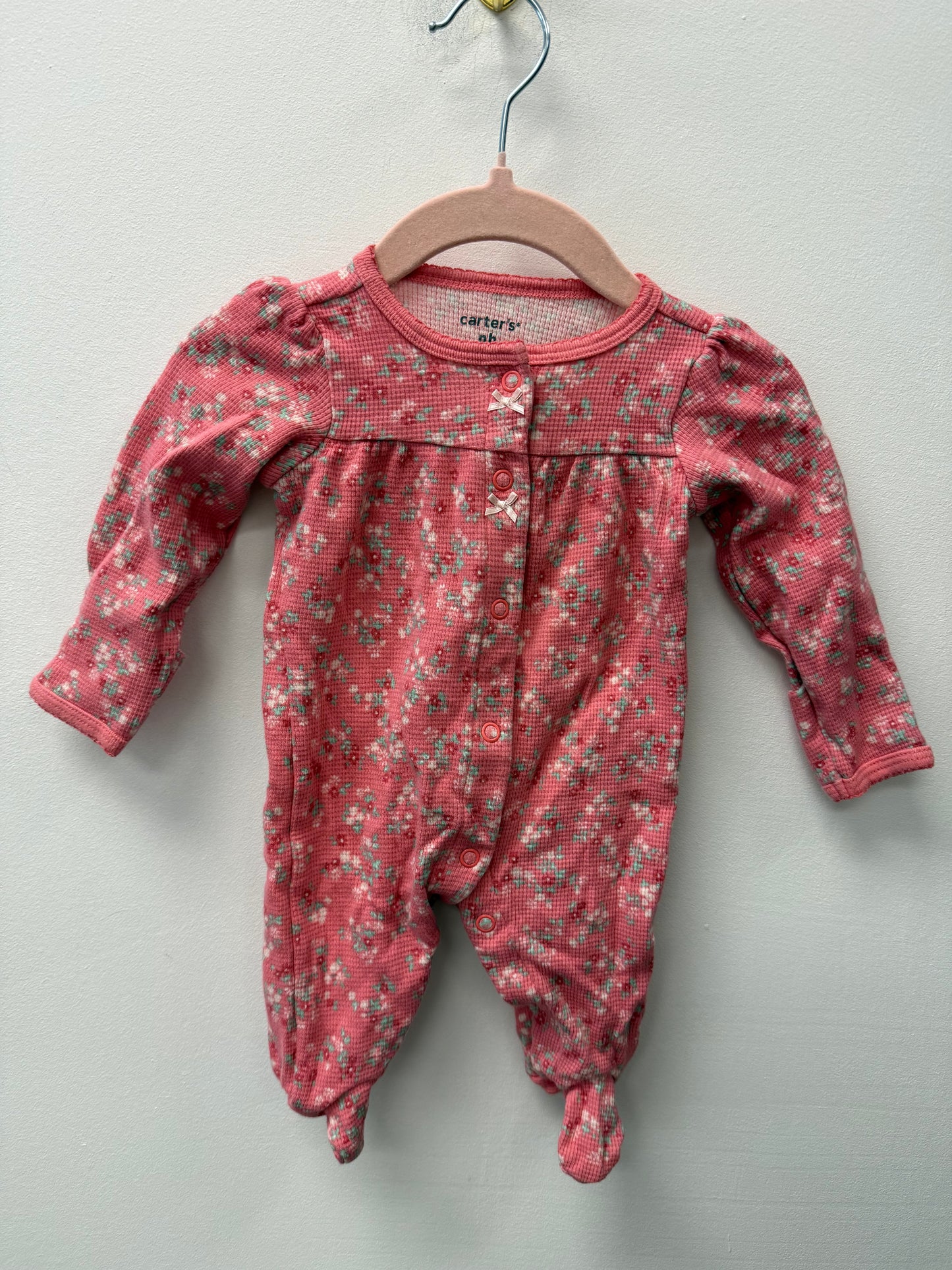 CARTERS WAFFLE KNIT NEWBORN SLEEPER