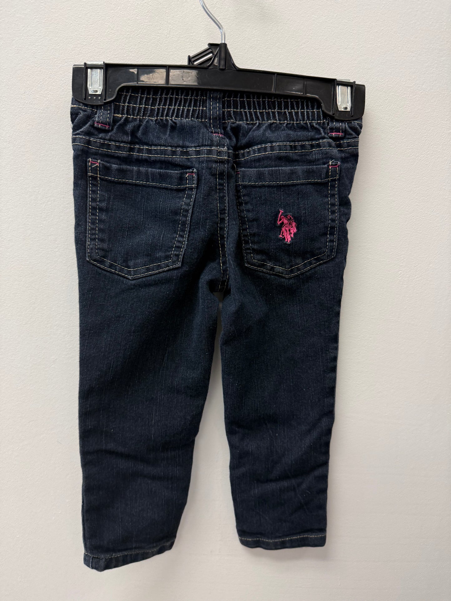 NEAR NEW GIRL POLO JEANS SIZE 2T