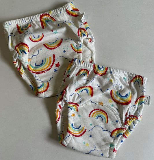 Unknown Brand, *Excellent Condition* Set of 2 Rainbow Potty Training Underwear - Size 3T