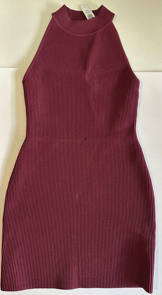 *Adult* *New* Babaton, Sculpt Knit Halter Dress - Size Small