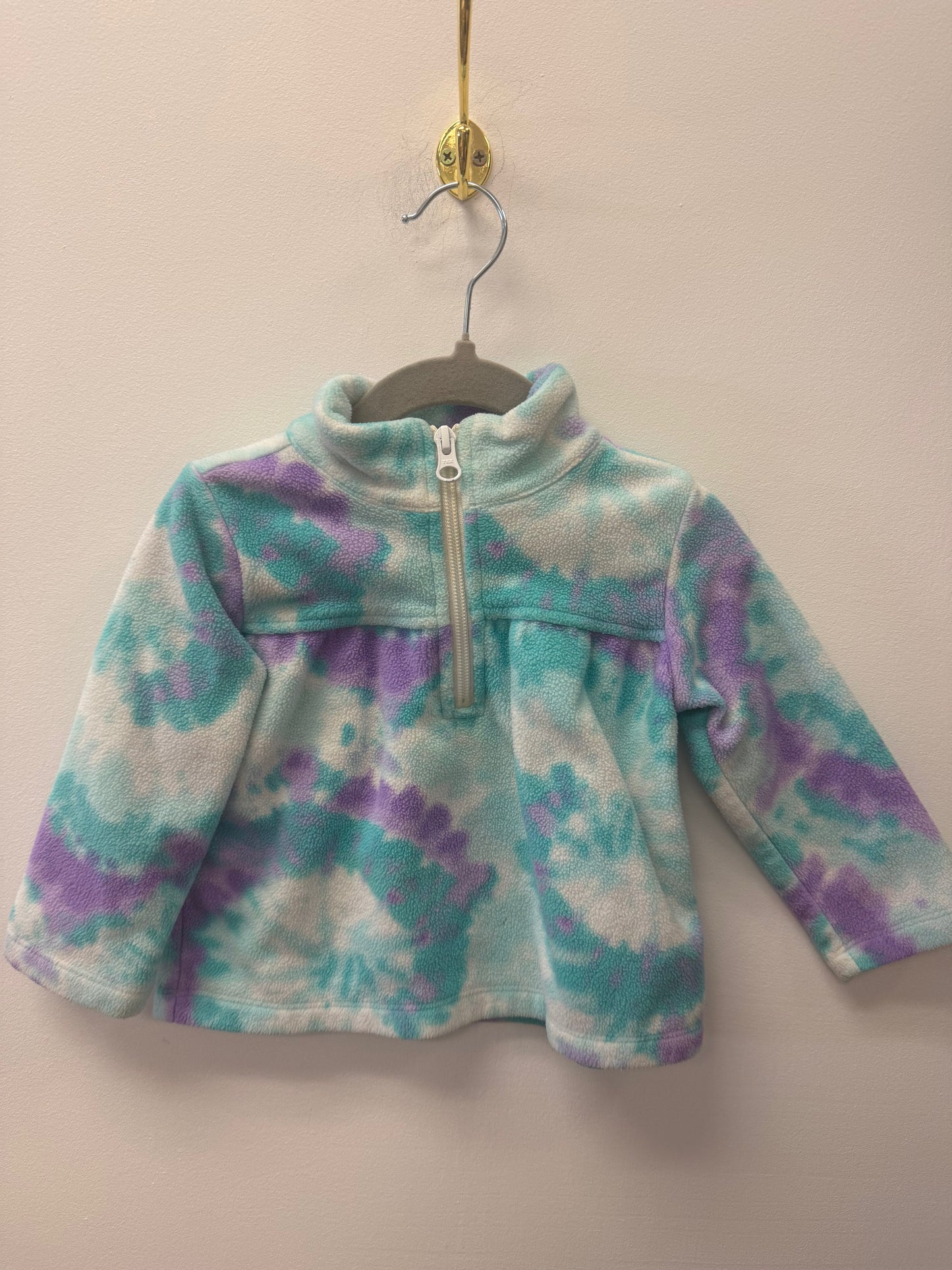 CHILDRENS PLACE FLEECE TIE DYE PULLOVER SIZE 12-18M