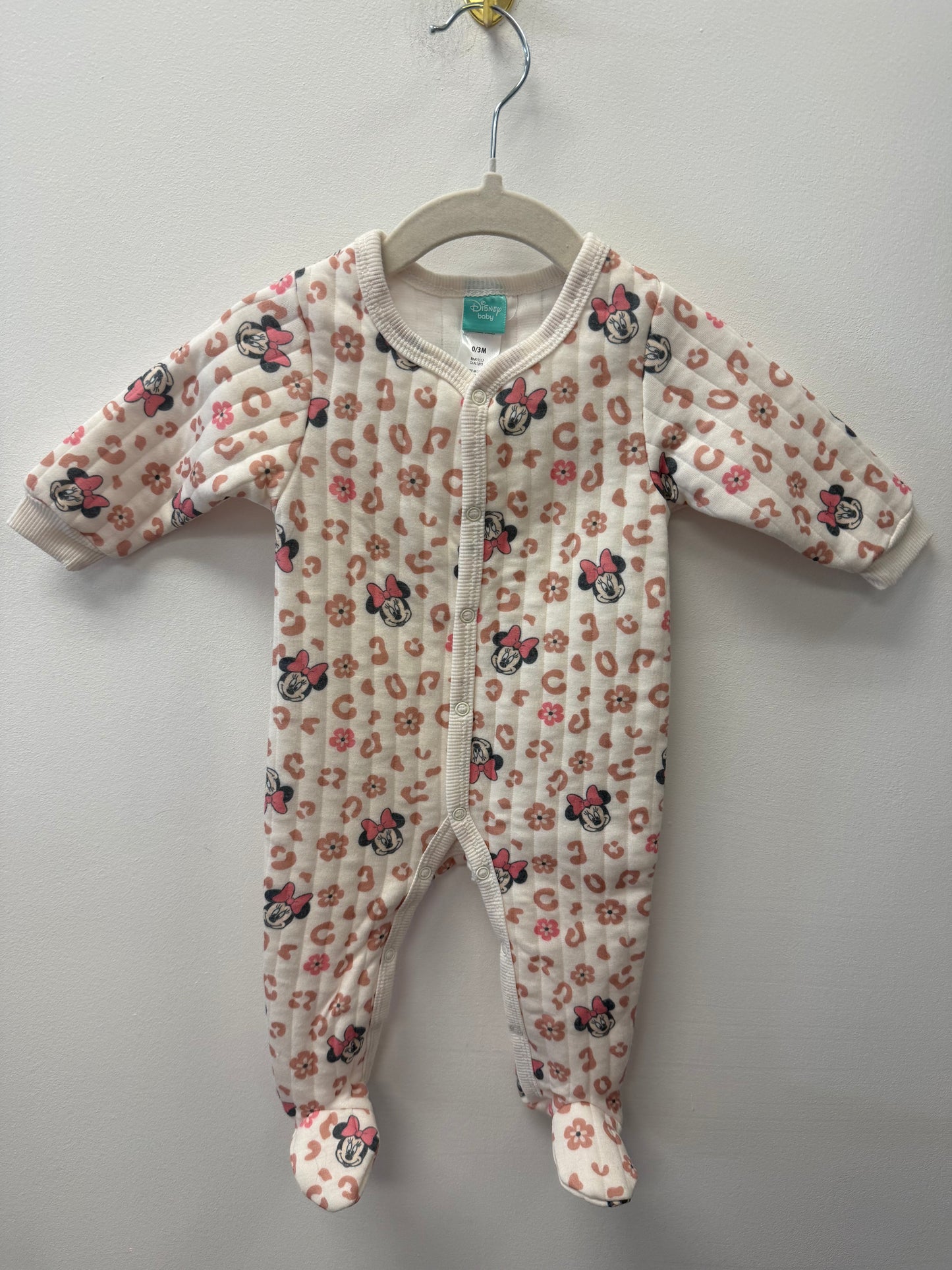 DISNEY QUILTED MINNIE SLEEPER SIZE 0-3M