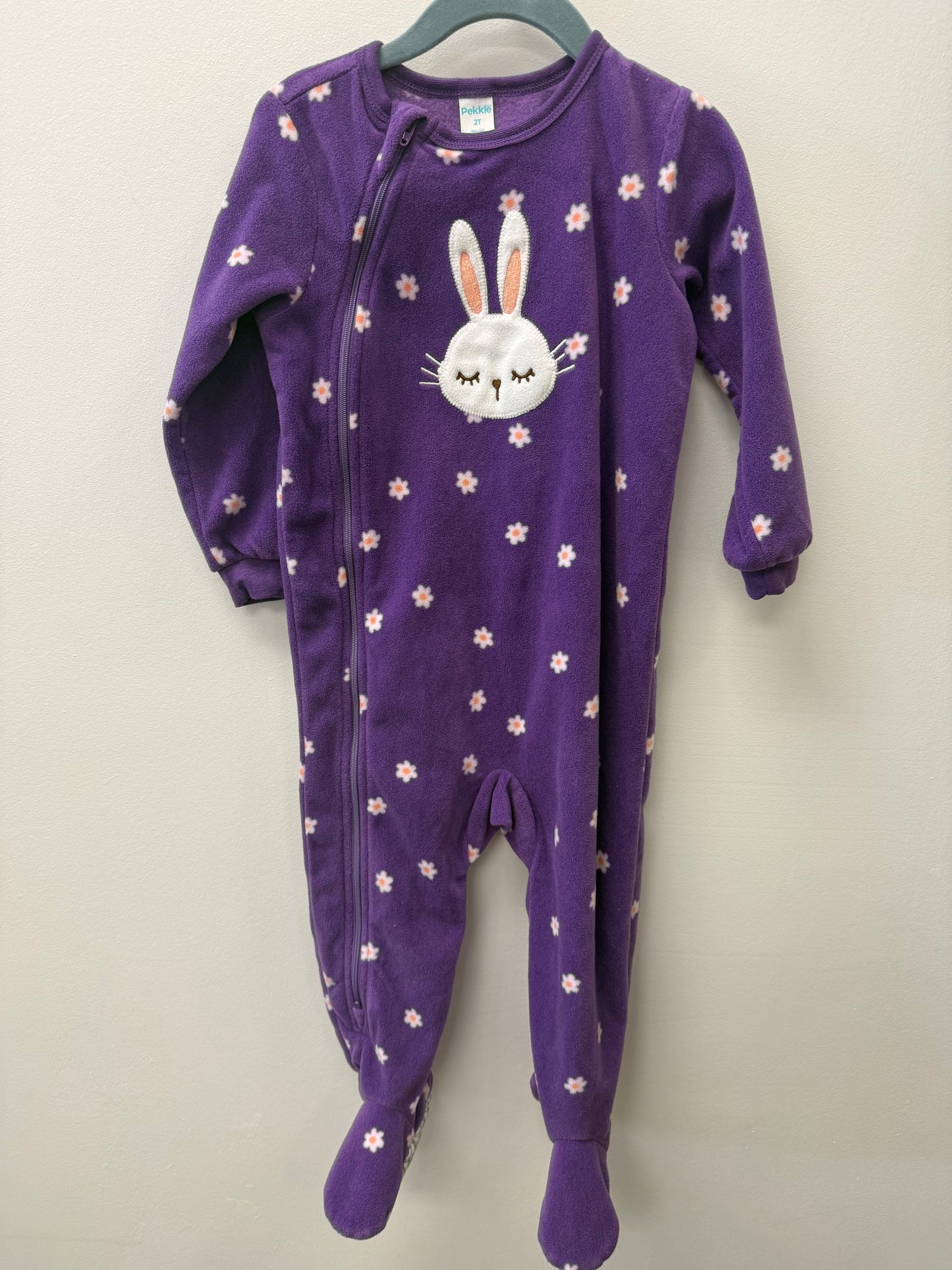 PEKKLE FLEECE DAISY SLEEPER SIZE 2T