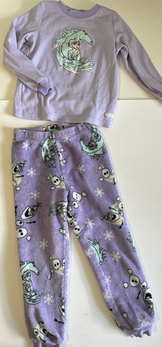*Play* Disney, Two-Piece Purple Frozen Pyjamas - Size XS (4/5)