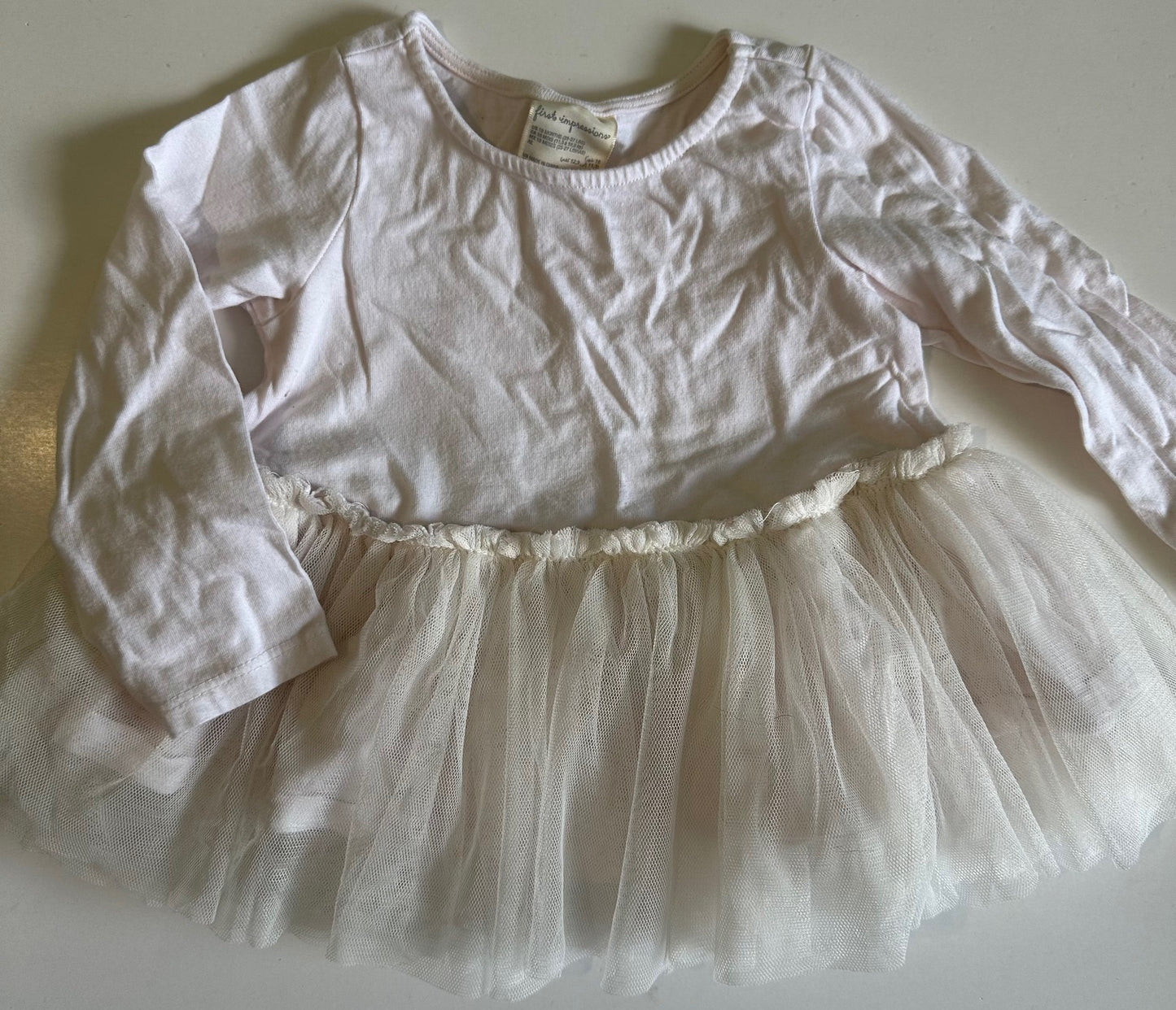 First Impressions, Pale Pink Tutu Dress - 18 Months