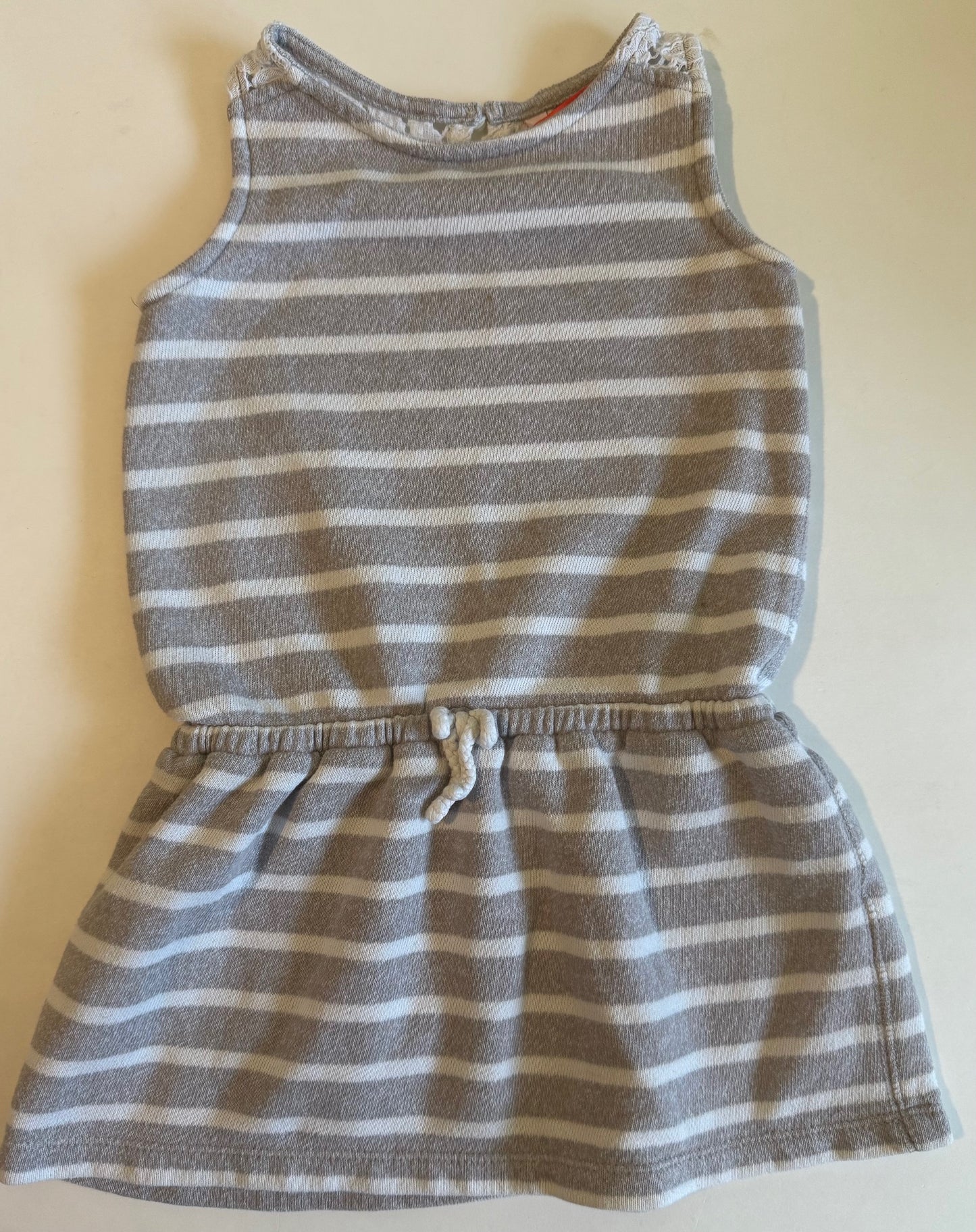 Joe Fresh, Grey and White Striped Dress - Size 3T