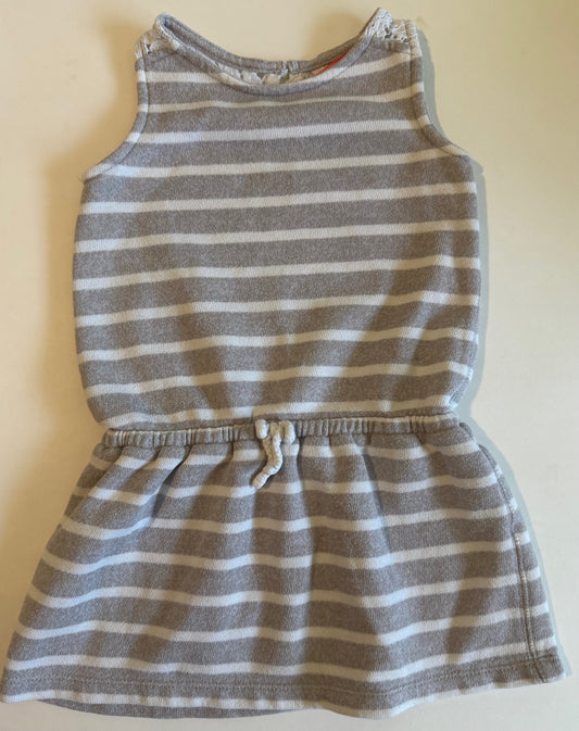 Joe Fresh, Grey and White Striped Dress - Size 3T