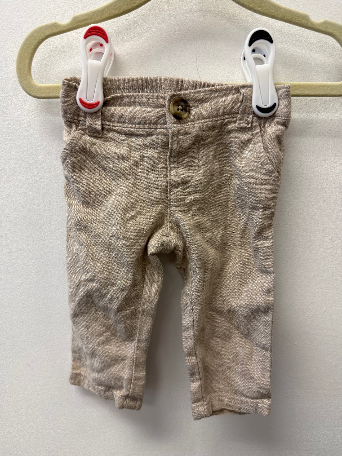 OLD NAVY LINEN PANTS SIZE 0-3M
