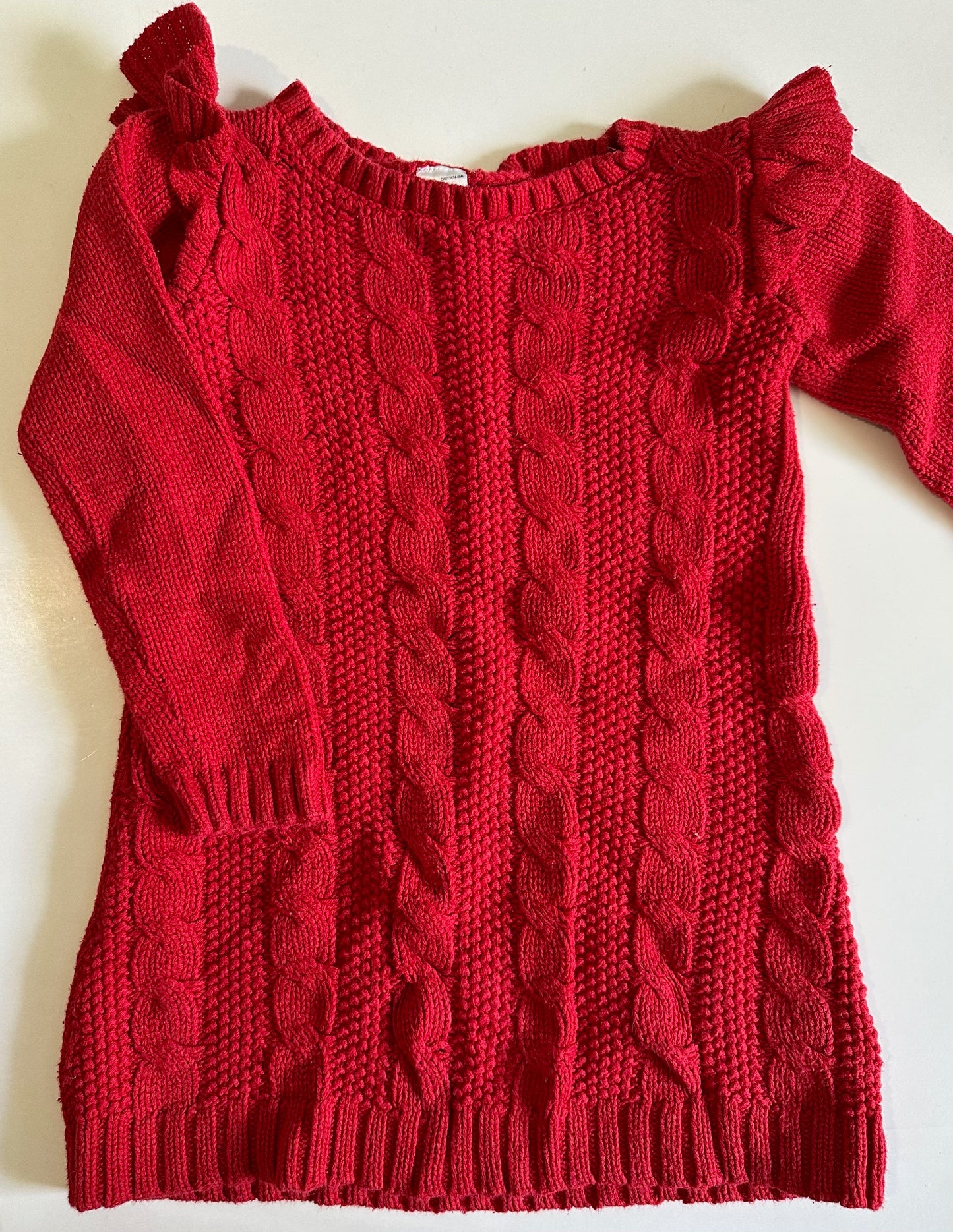 Carter's, Red Sweater Dress - Size 3T