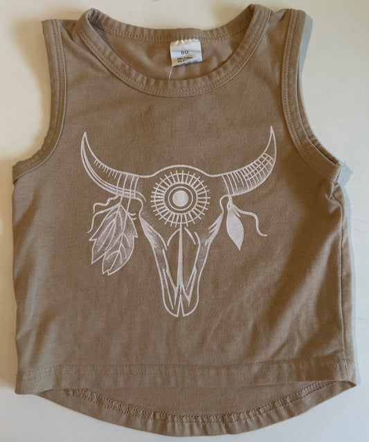 Unknown Brand, Beige Tank Top - 12 Months