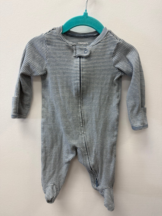 CARTERS STRIPPED SLEEPER SIZE 3M